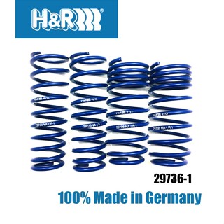 H&amp;R สปริงโหลด (lowering spring) HONDA Civic (ท้ายมน)/ (ตาโต) เตี้ยลง หน้า 35 หลัง 35 มิล