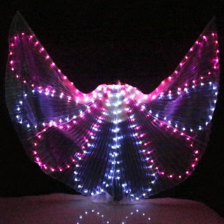 Xtopdays|[Flower] ปีกผีเสื้อ มีไฟ LED หลากสี อุปกรณ์เสริม สําหรับเต้นรํา