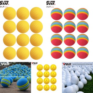 12 Pcs ลูกกอล์ฟ PGM ลูกกอล์ฟฝึกซ้อมในที่ร่ม Q003-Q007-Q008-Q009 PGM Golf Ball 12 ลูก