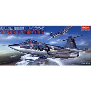 พลาสติก โมเดล ประกอบ ACADAMY MINICRAFT สเกล 1/72 F-104G Starfighter (12243)