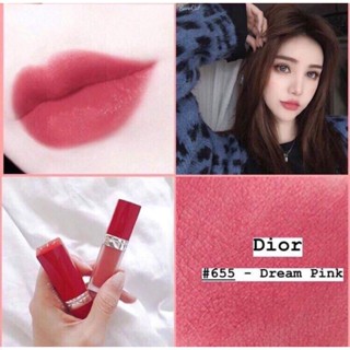 Beauty-Siam แท้ทั้งร้าน !! ลิปดิออร์ของแท้ ราคาถูก DIOR ROUGE ULTRA CARE LIQUID สี 655 ขนาดปกติ #NO BOX