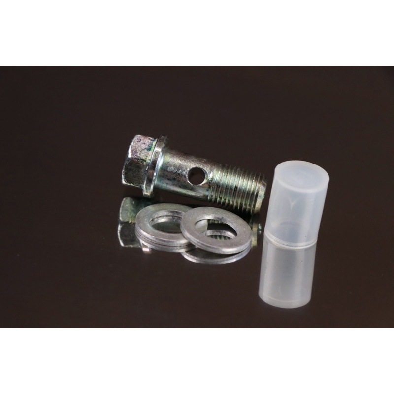 น็อตน้ำมันเลี้ยงแกนเทอร์โบรูน้ำมันใหญ่พิเศษพร้อมแหวนรอง โบDmax 3000, F55V, F55 ตัวน็อตขนาด10mm หัวน็อตขนาด12mm - รูปที่ 4