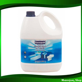 น้ำยาล้างห้องน้ำ bathroom cleaner 3800 มล. เซพแพ็ค Savepak น้ำยา ล้างห้องน้ำ ทำความสะอาด อเนกประสงค์ ทำความสะอาดห้องน้ำ