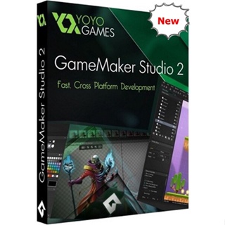 GameMaker Studio Ultimate 2.3.8.607 (x64)  ตัวเต็มถาวร โปรแกรมสร้างเกมออกแบบเกม2D / 3Dด้วยการลากและวาง พร้อมวิธีติดตั้ง