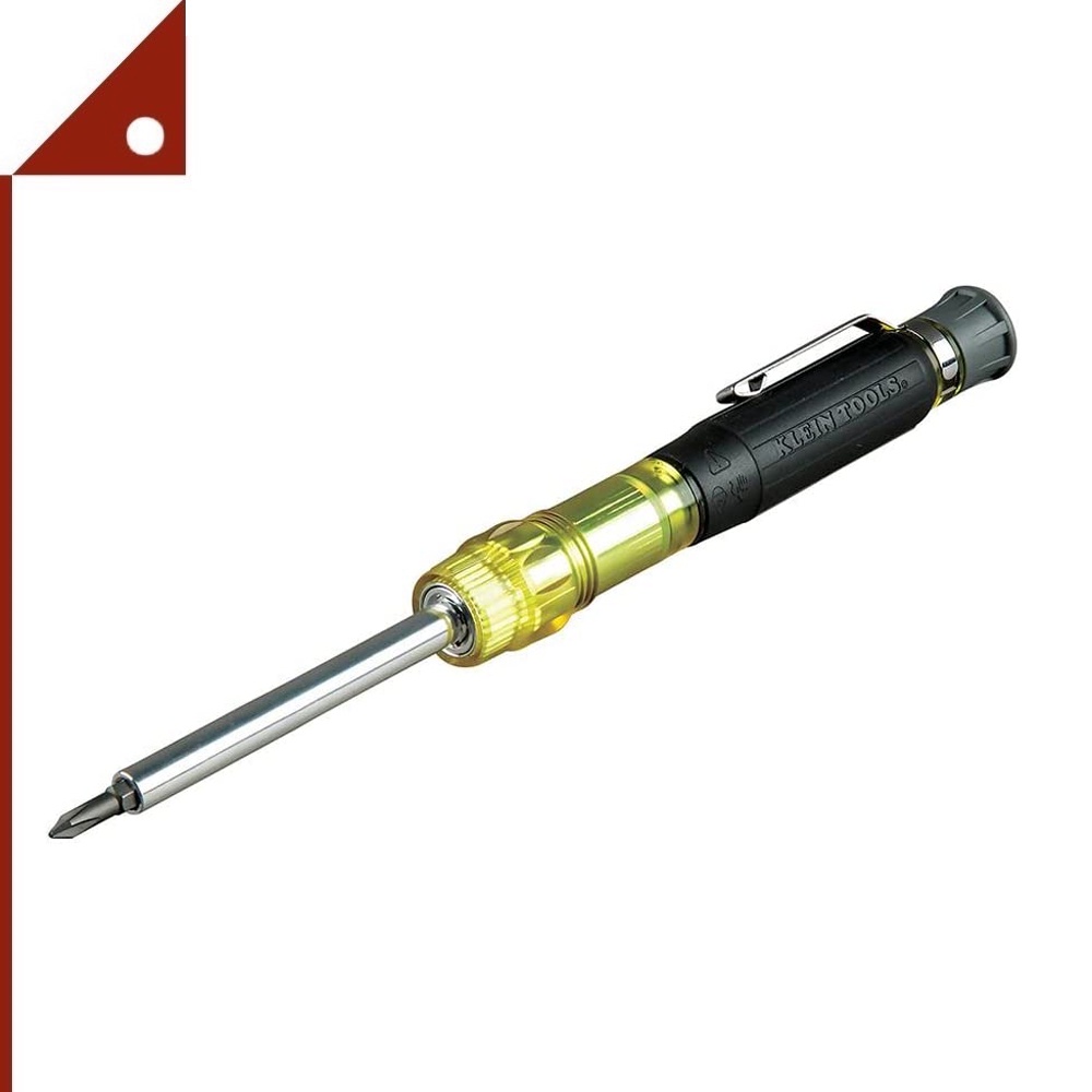 Klein Tools : KLT32614* ชุดไขควง 4-in-1 Electronics Pocket Multi-bit Precision Screwdriver Set