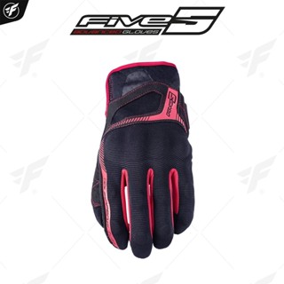 ถุงมือสำหรับขับขี่มอเตอร์ไซค์/ถุงมือการ์ด FIVE ADVANCED GLOVES RS3 RED