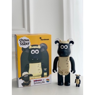 ฟิกเกอร์ Shaun the Sheep Bearbrick 400%+ 100% ของเล่นสําหรับเด็ก