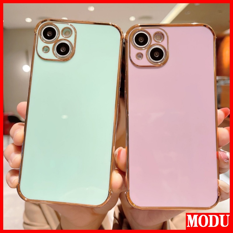 Modu เคสโทรศัพท์มือถือแบบนิ่ม ชุบดีลักซ์ 6D สําหรับ VIVO Y16 Y22 Y22S Y35 Y85 Y51 Y33S Y31 Y21 Y21S 