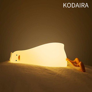 ○▣♟KODAIRA โคมไฟกลางคืน Led รูปเป็ด 5V ชาร์จ Usb ความสว่าง 3 ระดับ พร้อมสัมผัส สําหรับเด็ก ห้องนอน