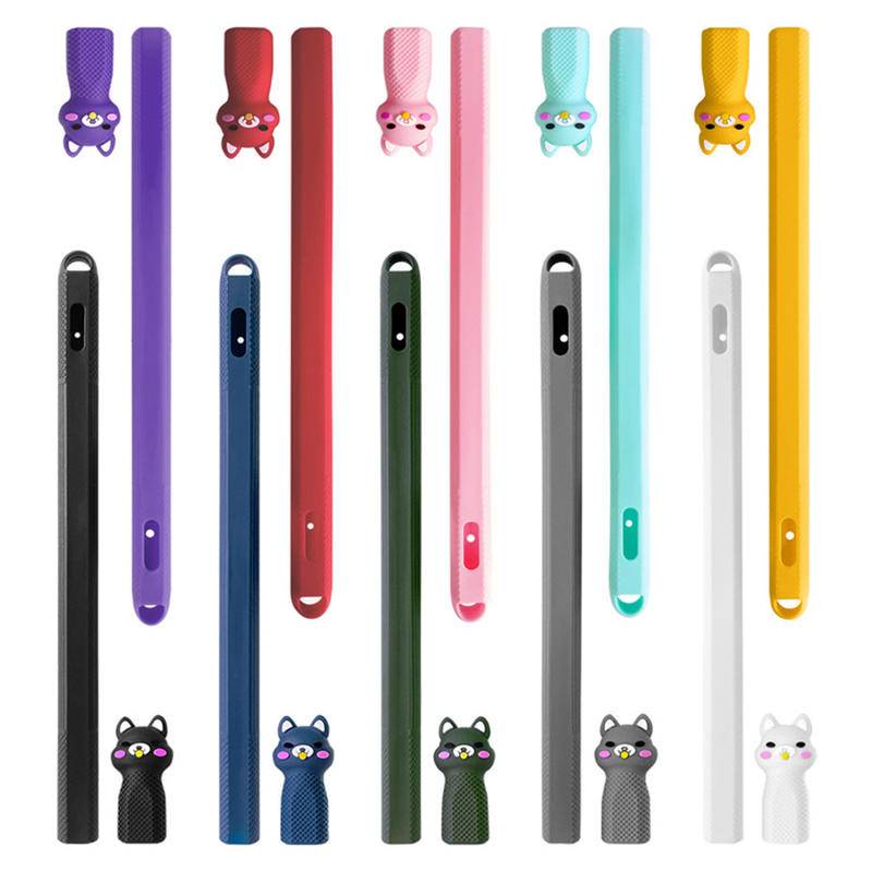 Apple PencilPro 2ndGen แบบพกพา Anti-lost Anti-Fall การ์ตูนน่ารักตุ๊กตาซิลิโคนอ่อนนุ่มดินสอสําหรับ Apple ดินสอ 2nd Gen Pro Anti-Fingerprints ดินสอป้องกัน
