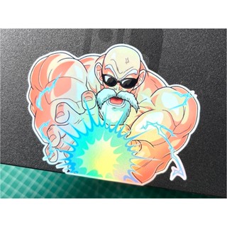 สติกเกอร์ ลาย Dragon Ball Master Roshi Kamehameha สําหรับติดตกแต่ง