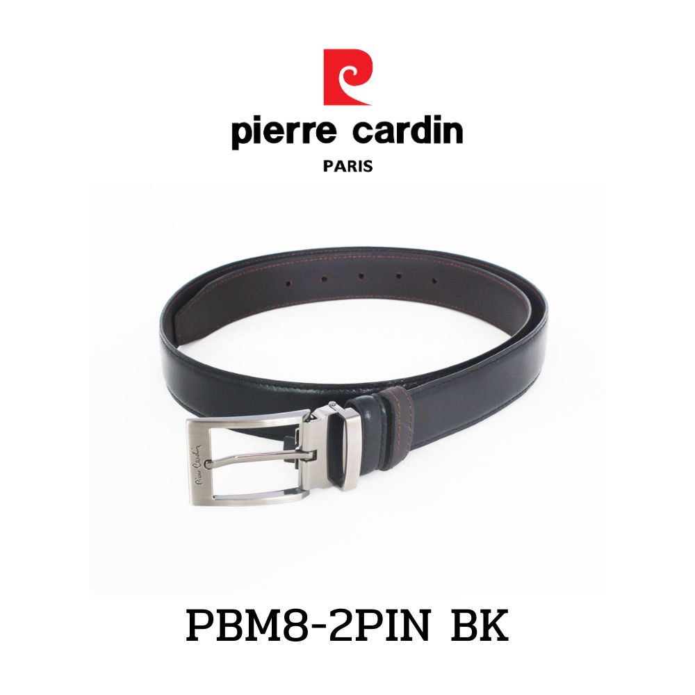 Pierre Cardin เข็มขัดหนังหัวเข็ม รุ่น PBM8-2PIN