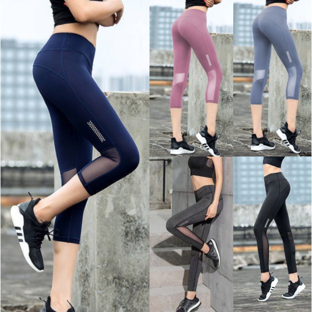 ❄️พร้อมส่ง❄️ รุ่น YOGA-009/018 กางเกงโยคะขา 5 ส่วน / ขายาว กางเกงเลกกิ้ง กางเกงออกกำลังกายผู้หญิง ทร