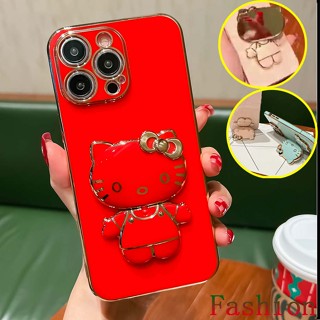 ❤️จัดส่งทันที❤️Kitty mirror Swivel bracket เคสซิลิโคน ไอโฟน 14 case for iPhone11 เคสไอโฟน13 12promax เคสไอโฟน7พสัส 8พสัส xr xsmax 6s plus เคสi11 11Pro เคสiPhone12 caseiPhonese2020 เคสไอโฟน14promax