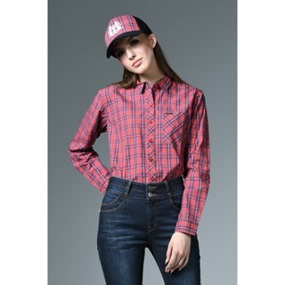 Mc Jeans แท้ 100 % (MC LADY ) ID; LWL2062 เสื้อเชิ้ตผู้หญิงแขนยาว ทรง Regular  1290.-