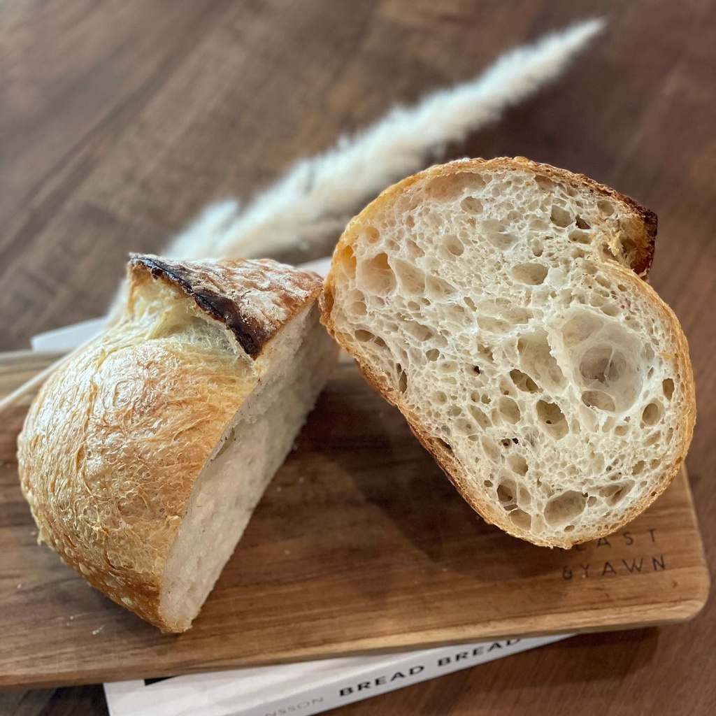 Sourdough Country Bread ขนมปังซาว์โดว์หมัก 16 ชั่วโมง