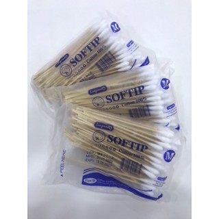 ไม้พันสำลีก้าน Longmed สำลีก้านไม้ยาว สำลีก้าน Wooden Swab 15 cm S M L 100 ก้าน