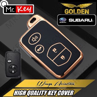 【Mr.Key】เคสกุญแจรถยนต์ Tpu แบบนิ่ม สําหรับ Subaru Foreste XV 3 ปุ่ม Toyota Land Cruiser Prado Camry Crown Majesta Highlander Kluger Mark X