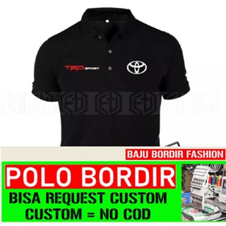 เสื้อโปโล ปักลาย TRD SPORT TOYOTA แฟชั่นสําหรับผู้ชาย และผู้หญิง