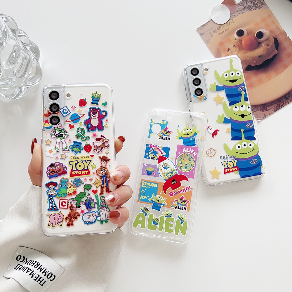 การ์ตูน Toy Story เคส Samsung Galaxy S25 Ultra S24FE S23 S24 Ultra S22Ultra S22 S23 S24 S25 Plus + S23FE Note20 Ultra Case โปร่งใส ซิลิกาเจล นุ่ม ซัมซุง เคส