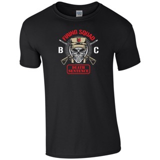 เสื้อยืดผ้าฝ้ายพรีเมี่ยม เสื้อยืดผ้าฝ้าย ใส่สบาย พิมพ์ลาย Bullet Club Firing movet Squad Pro Wrestling Njpw Mma สําหรับผ