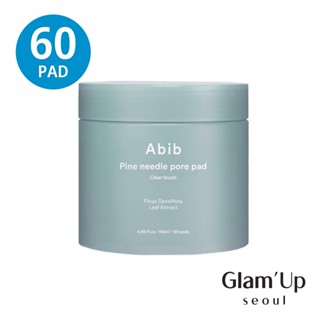 [Abib] แผ่นเข็มสน ทําความสะอาดรูขุมขน 60 แผ่น 145 มล. [Abib] Pine Needle Pore Pad Clear Touch 60 sheets 145ml