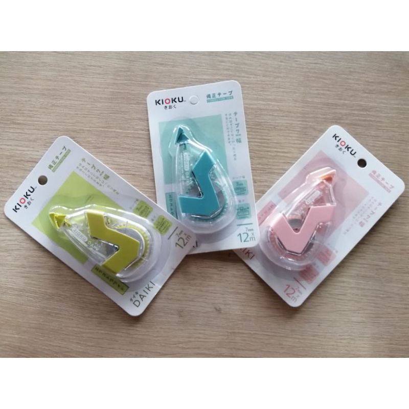 เทปลบคำผิด​ KIOKU​ ​รุ่น​ DAIKI 7มม.x​12ม.​ (คละสี)​