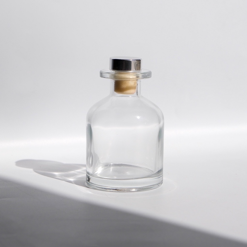 ขวดแก้วสำหรับก้านไม้หอม Reed diffuser 80A (80ml.)