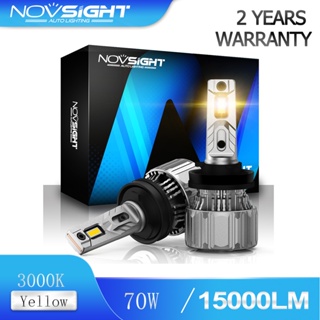 Novsight N50 3000K H11 H9 H8 ไฟ Led ไฟหน้ารถยนต์หลอดไฟในรถ