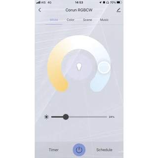 Tuya WiFi/Zigbee Smart Bulb RGBCCT 9/12W E27 Dim LED หลอดไฟอัจฉริยะหรี่ 16 ล้านสี Google Alexa Siri
