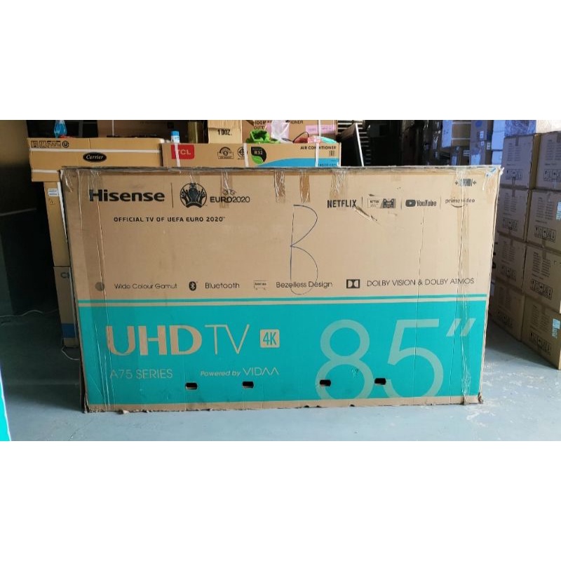 🌻Hisense Smart TV 85"  4K UHD