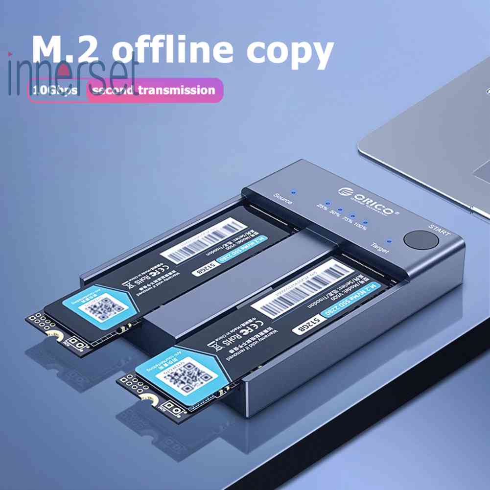 Cod ORICO Dual Bay M.2 NVMe แท่นวาง SSD 10Gbps USB 3. 1 แท่นวาง Type-C #8