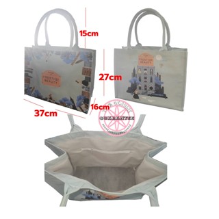 กระเป๋าโท๊ท ทรงแข็ง ELCA House of Prestige Beauty Baby Blue Tote Bag