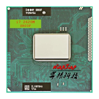 Yyzu 【Newthin】ซ็อกเก็ตโปรเซสเซอร์ CPU แกนคู่ i7-2620m i7 2620m sr03f 2.7 GHz 4M 35W G2 rpga988b