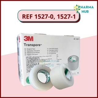 3M Transpore (1ม้วน) เทปแต่งแผลทรานสพอร์ ยาว 10 หลา เทปแต่งแผลชนิดพลาสติก เทปติดผ้าก๊อซ ฉีกได้ 2 แนว