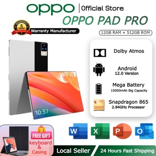 ราคาOPPO Tablet PC OPPO แท็บเล็ต 10.8 Inch Android 8.1 6GB RAM 128GB ROM สองซิม 4G LTE รองรับซิมการ์ดทุกเครื่อข่าย