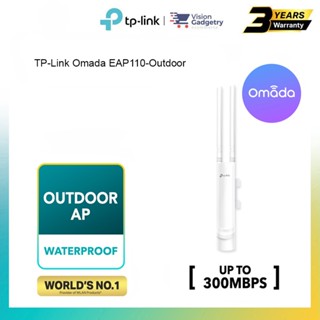 Tp-link Omada EAP110-Outdoor 300mbps WiFi ไร้สาย MU-MIMO Gigabit Access Point กลางแจ้ง