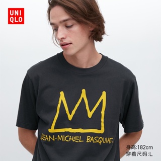 Uniqlo เสื้อยืดแขนสั้น พิมพ์ลาย ARCHIVE สําหรับผู้ชาย และผู้หญิง (UT) 459310 ยูนิโคล่