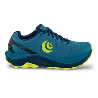 TOPO ATHLETIC TRAIL-ULTRAVENTURE 3 MEN BLUE/LIME - รองเท้าวิ่งเทรลผู้ชาย