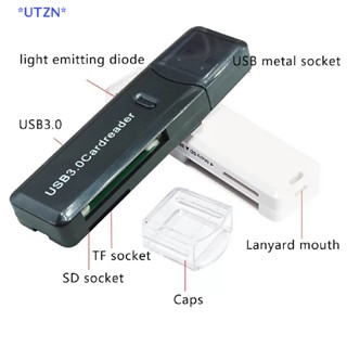 UTZN&gt; USB Card Reader 3.0 2.0 TF SD Cardreader Adapter Laptop Smart Memory Card Reader new