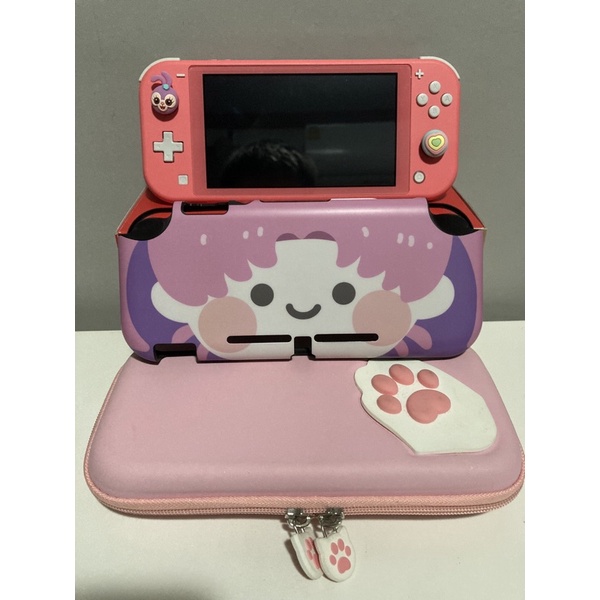 เครื่องเกม Nintendo Switch Lite สีชมพู (pink) มือสอง สภาพนางฟ้า ของแถมสุดน่ารัก! ครบเซ็ตพร้อมเล่น