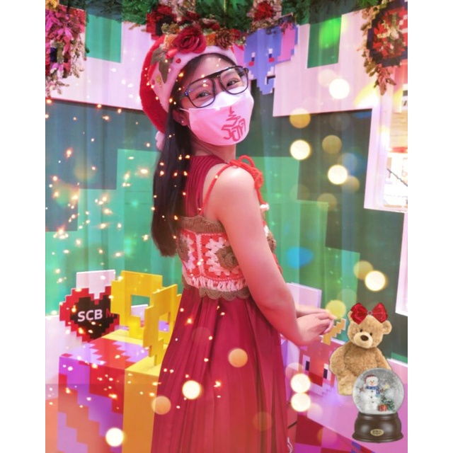 หมวกคริสต์มาส diy by ms napat