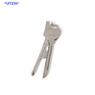 Utzn&gt; พวงกุญแจคาราบิเนอร์ อเนกประสงค์ 6 in 1