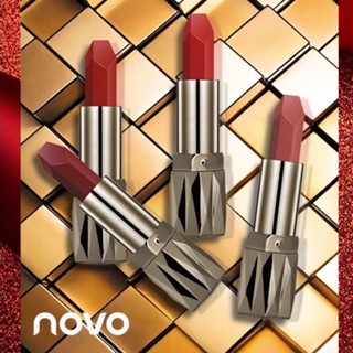 ลิปสติก Novo Black Diamond Velvet Moisturizes Lipstick [No.5263] ลิปสติกเนื้อเวลเวด สีสวย ติดทน ฉ่ำ