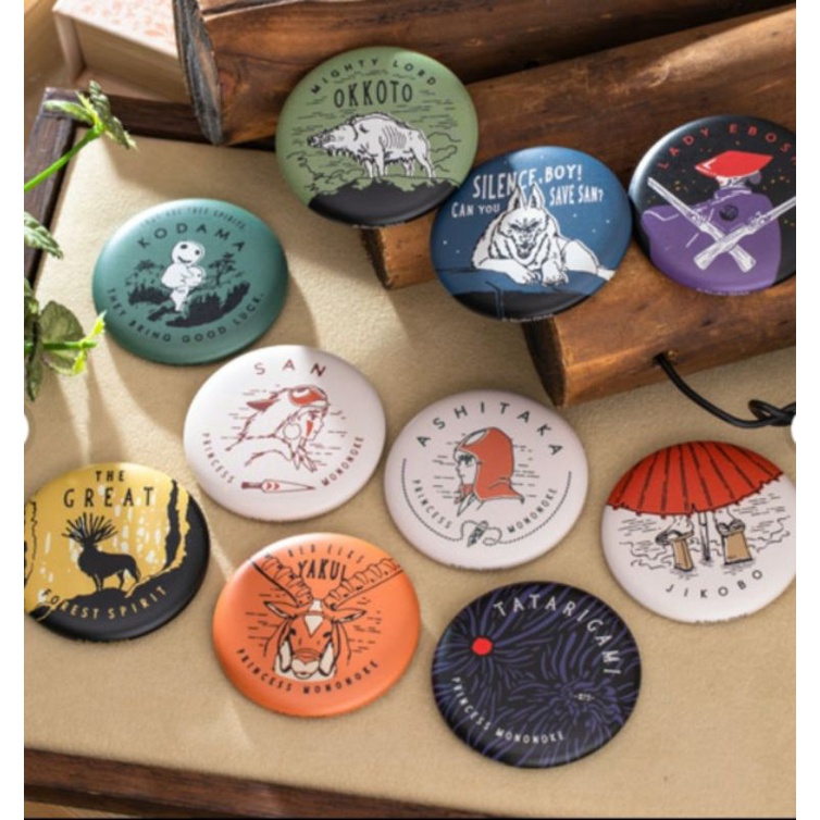 [พร้อมส่ง📦]New Ghibli momonoke สุ่ม เข็มกลัดจิบลิ โมโมโนเกะ ของใหม่