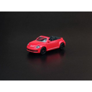 majorette volkswagen vw beetle gsr สีแดง เปิดประทุน ล้อYสีดำ หายาก