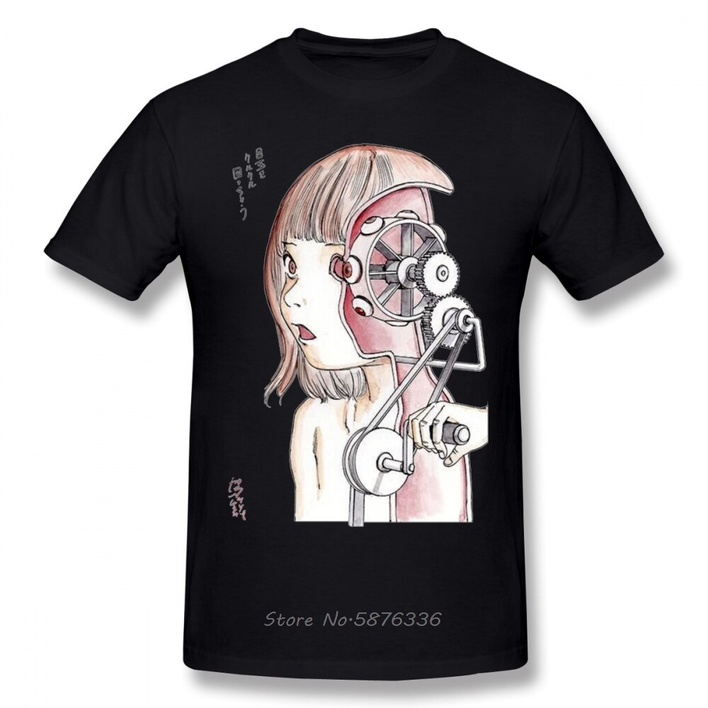 Shintaro Kago เสื้อยืดชาย Retro ตลกเสื้อยืดผ้าฝ้าย O-คอผู้ชายเสื้อ Tee มังงะ Junji Ito T เสื้อ