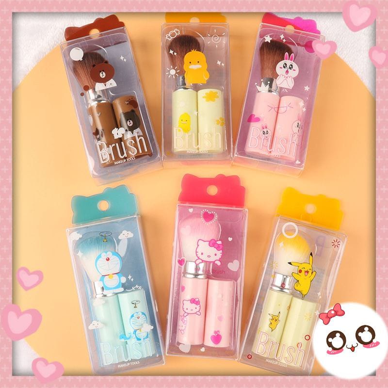 CUTE CHARACTER BLUSH ON MAKE UP Brush / PERONA FLAT BLUSH ON BRUSH KD249