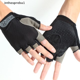 inthespreba1^^ Half Finger Gloves Gym Fitness Anti-Slip Women Men Gel Pad Gloves Guantes Gym Cycling Fingerless Gloves Bicycle Accessories *new