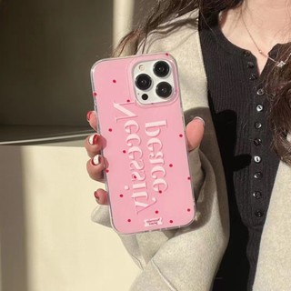 เคสโทรศัพท์มือถือ ปิดด้านหลัง ลาย Pink Girly Imd สําหรับ iPhone 11 12 12promax 13 13promax 14 14plus 14promax 13pro